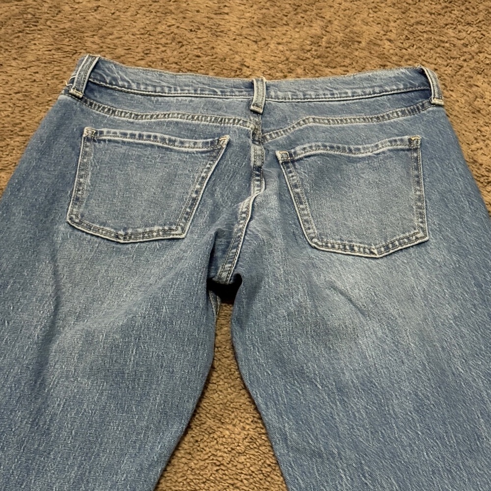 Old Navy-Mid Rise Wow Boyfriend-Sz 0 Ankle-Med Wash-Cotton Blend-EUC - Picture 14 of 14